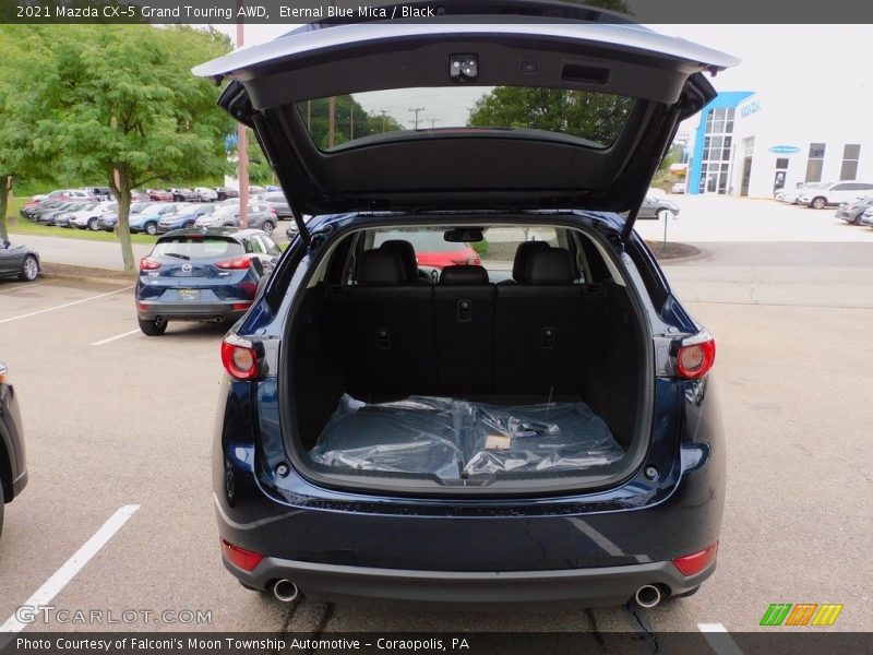 Eternal Blue Mica / Black 2021 Mazda CX-5 Grand Touring AWD
