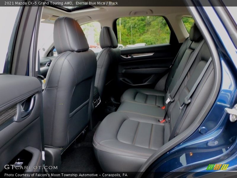 Eternal Blue Mica / Black 2021 Mazda CX-5 Grand Touring AWD
