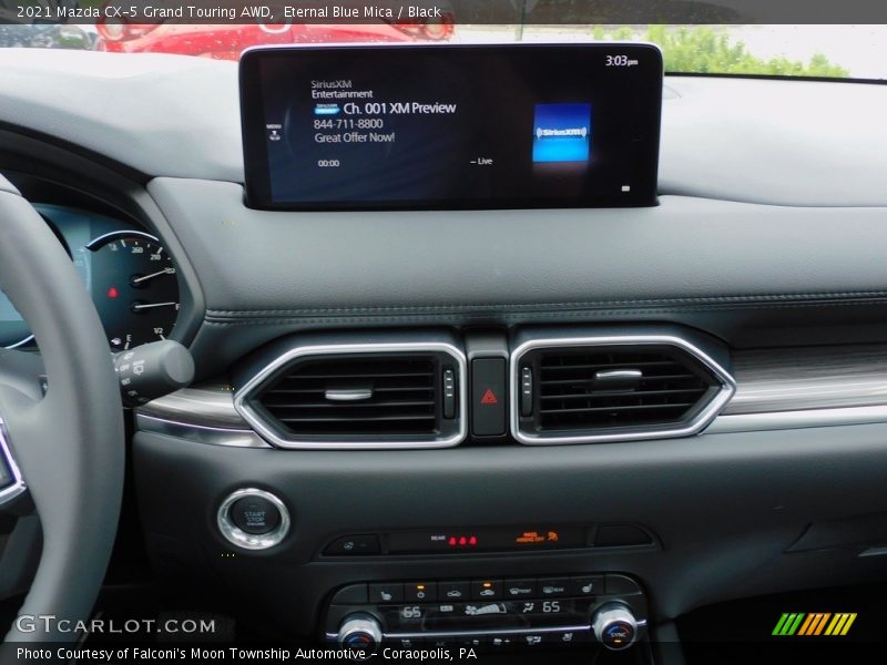 Eternal Blue Mica / Black 2021 Mazda CX-5 Grand Touring AWD