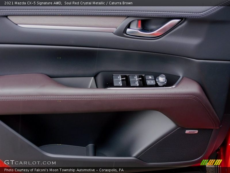 Soul Red Crystal Metallic / Caturra Brown 2021 Mazda CX-5 Signature AWD
