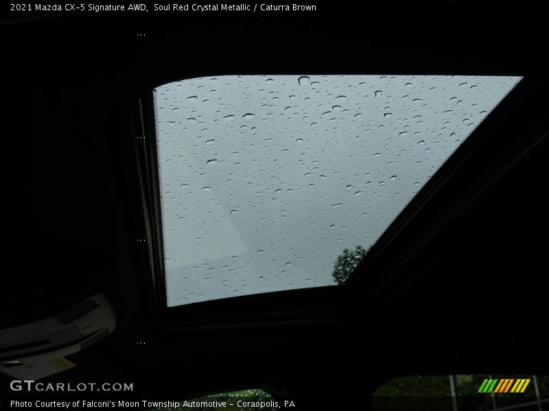 Soul Red Crystal Metallic / Caturra Brown 2021 Mazda CX-5 Signature AWD