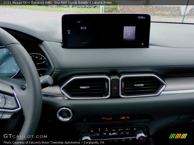 Soul Red Crystal Metallic / Caturra Brown 2021 Mazda CX-5 Signature AWD