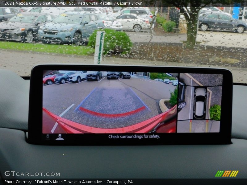 Soul Red Crystal Metallic / Caturra Brown 2021 Mazda CX-5 Signature AWD