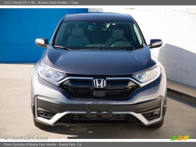 Modern Steel Metallic / Gray 2021 Honda CR-V EX