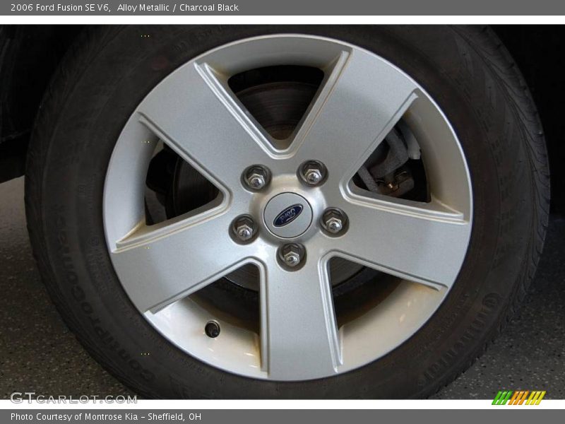 Alloy Metallic / Charcoal Black 2006 Ford Fusion SE V6