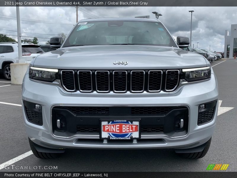 Silver Zynith / Global Black/Steel Gray 2021 Jeep Grand Cherokee L Overland 4x4