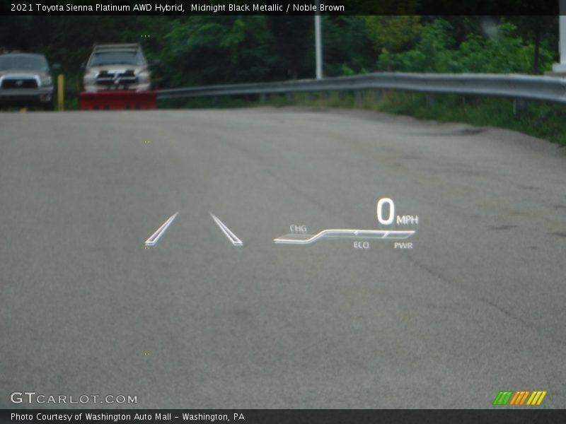Heads Up Display - 2021 Toyota Sienna Platinum AWD Hybrid