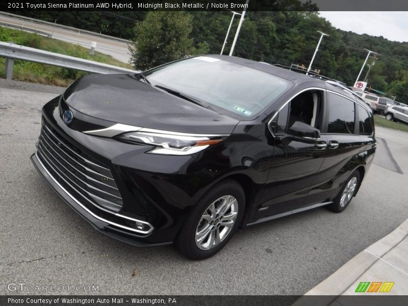  2021 Sienna Platinum AWD Hybrid Midnight Black Metallic