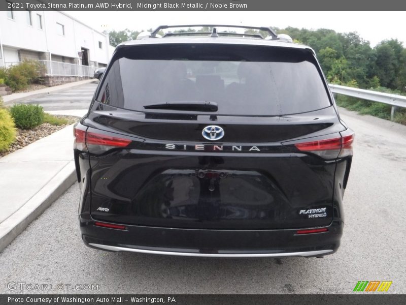 Midnight Black Metallic / Noble Brown 2021 Toyota Sienna Platinum AWD Hybrid