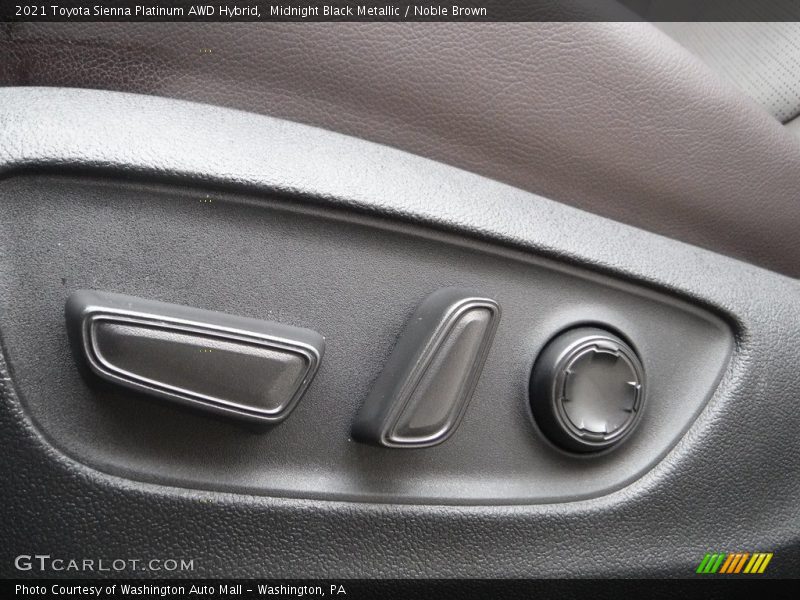 Controls of 2021 Sienna Platinum AWD Hybrid