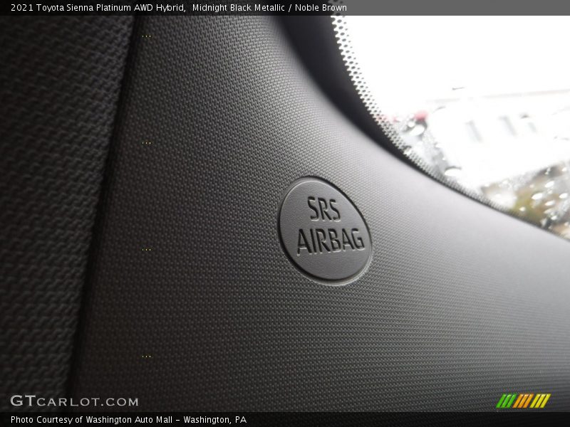 Midnight Black Metallic / Noble Brown 2021 Toyota Sienna Platinum AWD Hybrid