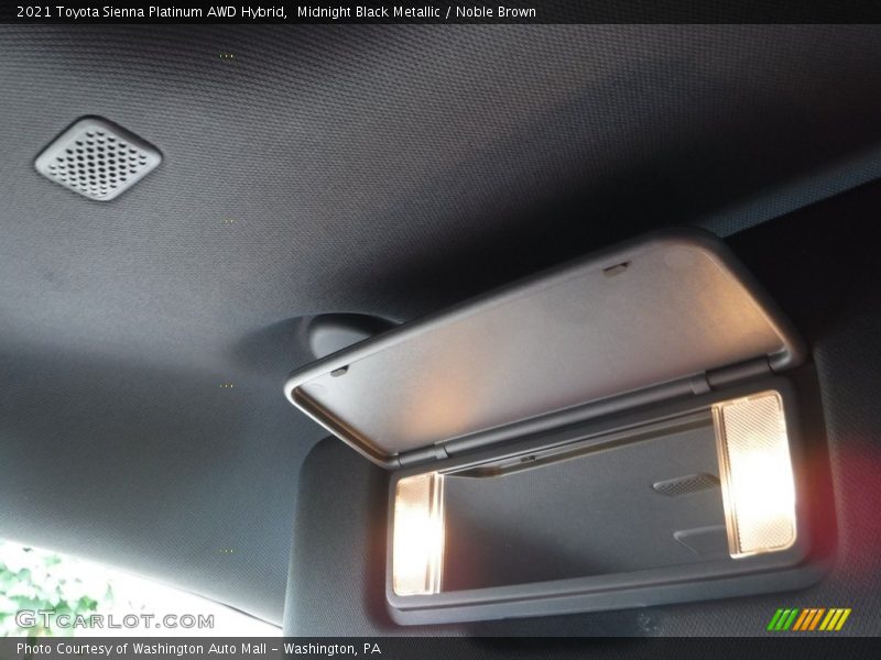 Midnight Black Metallic / Noble Brown 2021 Toyota Sienna Platinum AWD Hybrid