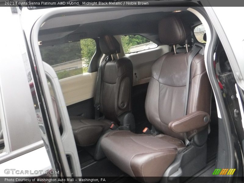 Rear Seat of 2021 Sienna Platinum AWD Hybrid