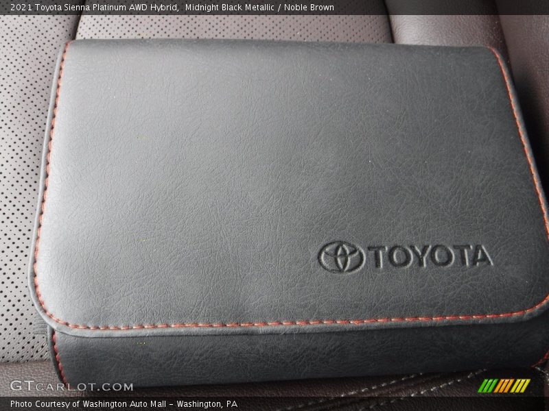 Books/Manuals of 2021 Sienna Platinum AWD Hybrid