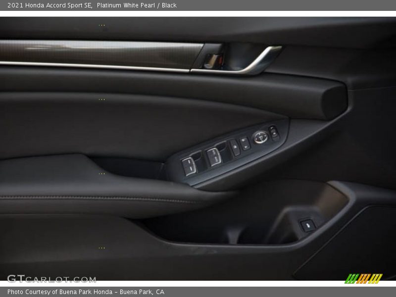 Platinum White Pearl / Black 2021 Honda Accord Sport SE