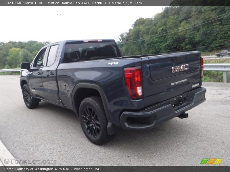 Pacific Blue Metallic / Jet Black 2021 GMC Sierra 1500 Elevation Double Cab 4WD