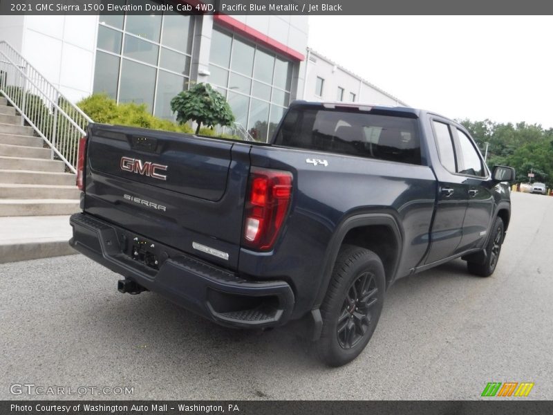 Pacific Blue Metallic / Jet Black 2021 GMC Sierra 1500 Elevation Double Cab 4WD