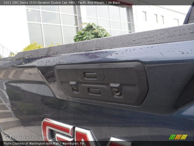 Pacific Blue Metallic / Jet Black 2021 GMC Sierra 1500 Elevation Double Cab 4WD