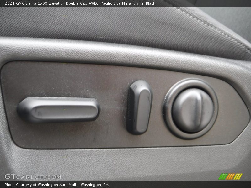 Pacific Blue Metallic / Jet Black 2021 GMC Sierra 1500 Elevation Double Cab 4WD
