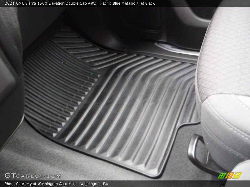 Pacific Blue Metallic / Jet Black 2021 GMC Sierra 1500 Elevation Double Cab 4WD