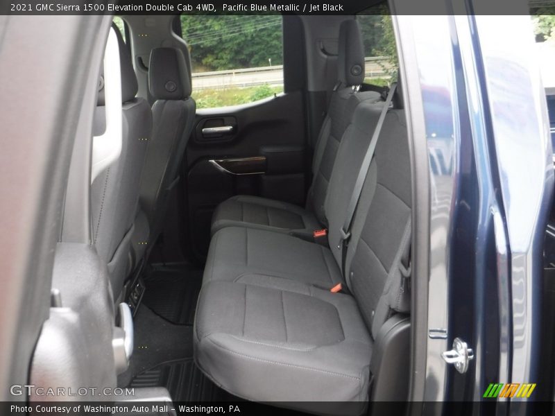 Pacific Blue Metallic / Jet Black 2021 GMC Sierra 1500 Elevation Double Cab 4WD