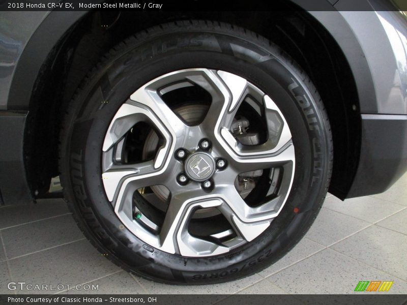 Modern Steel Metallic / Gray 2018 Honda CR-V EX