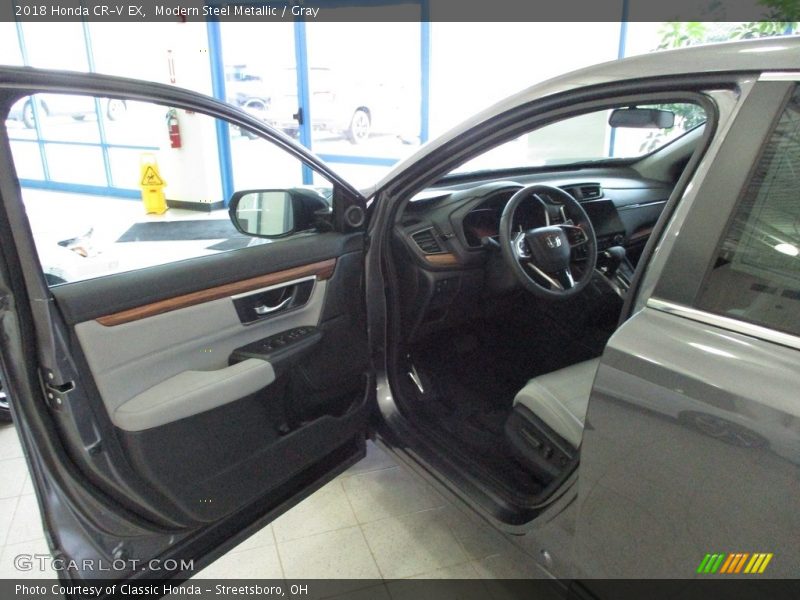Modern Steel Metallic / Gray 2018 Honda CR-V EX