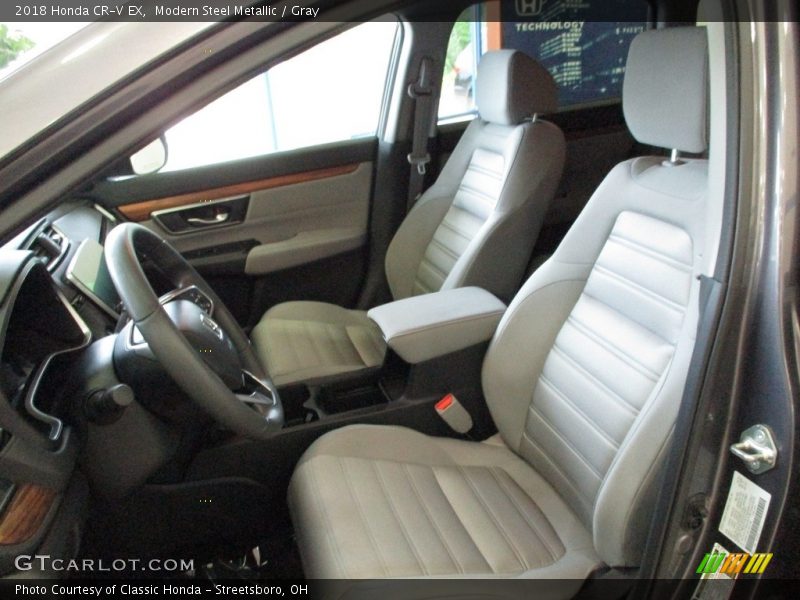 Modern Steel Metallic / Gray 2018 Honda CR-V EX