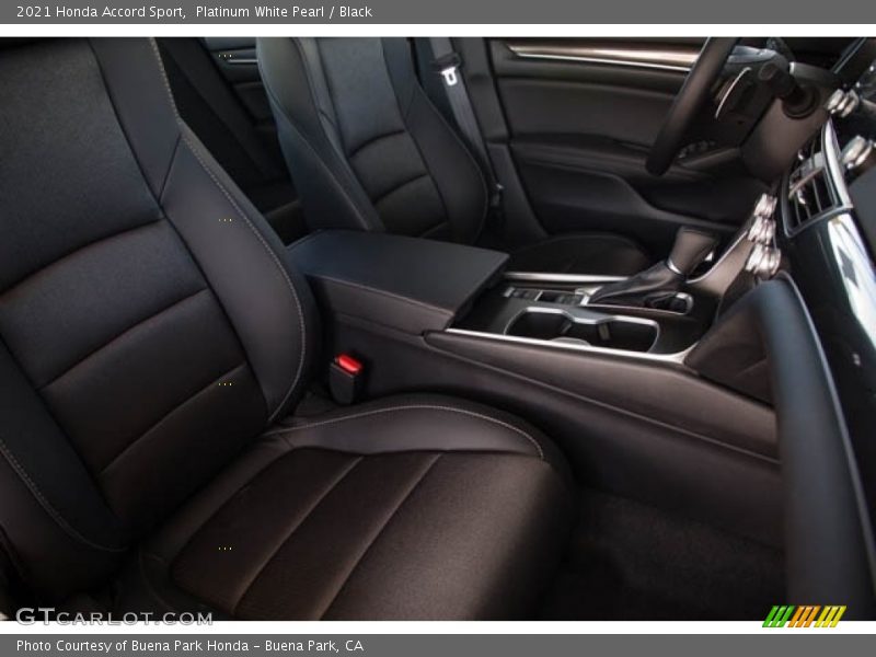 Platinum White Pearl / Black 2021 Honda Accord Sport