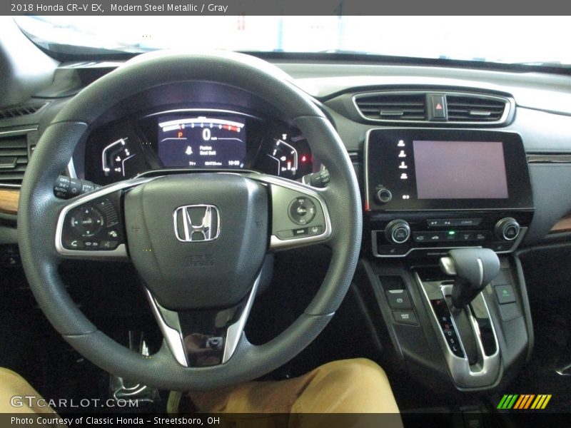 Modern Steel Metallic / Gray 2018 Honda CR-V EX