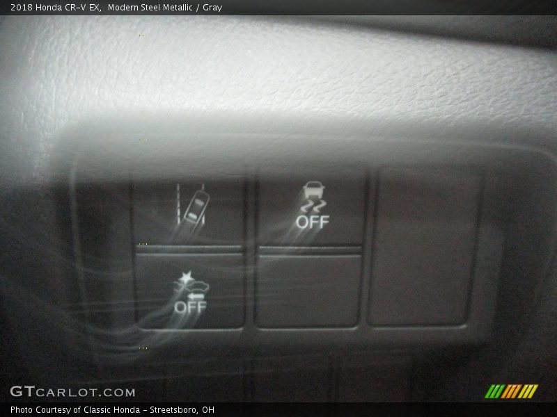 Modern Steel Metallic / Gray 2018 Honda CR-V EX
