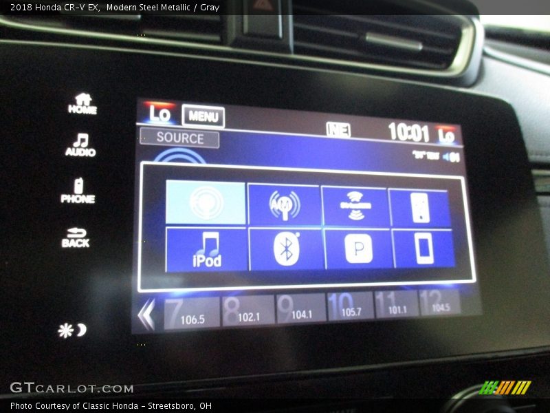 Modern Steel Metallic / Gray 2018 Honda CR-V EX