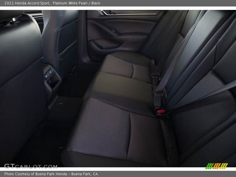 Platinum White Pearl / Black 2021 Honda Accord Sport