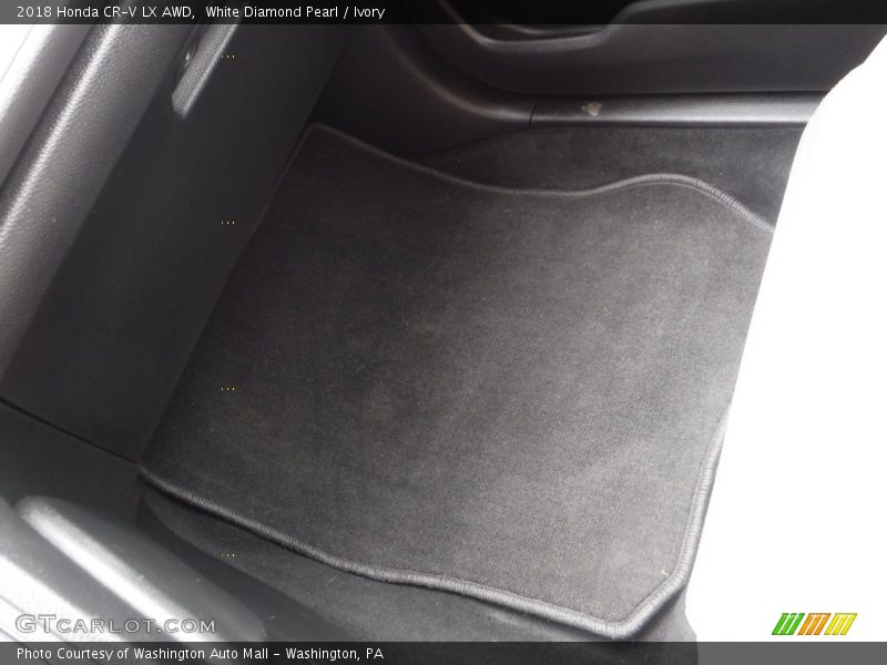 White Diamond Pearl / Ivory 2018 Honda CR-V LX AWD