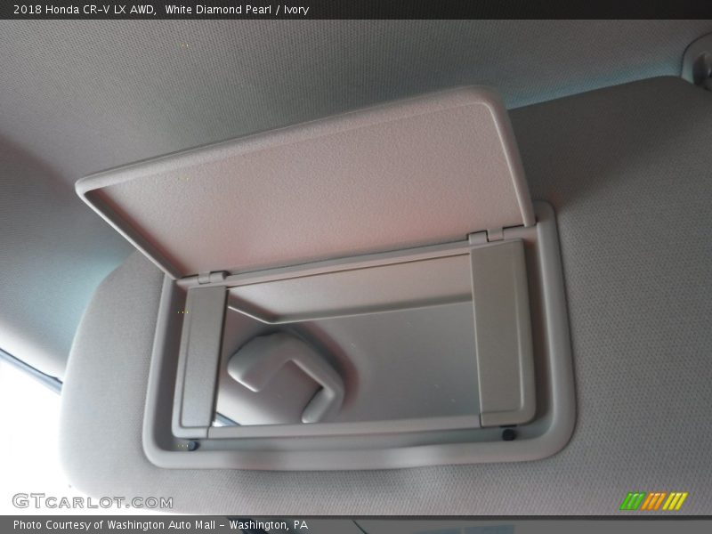 White Diamond Pearl / Ivory 2018 Honda CR-V LX AWD