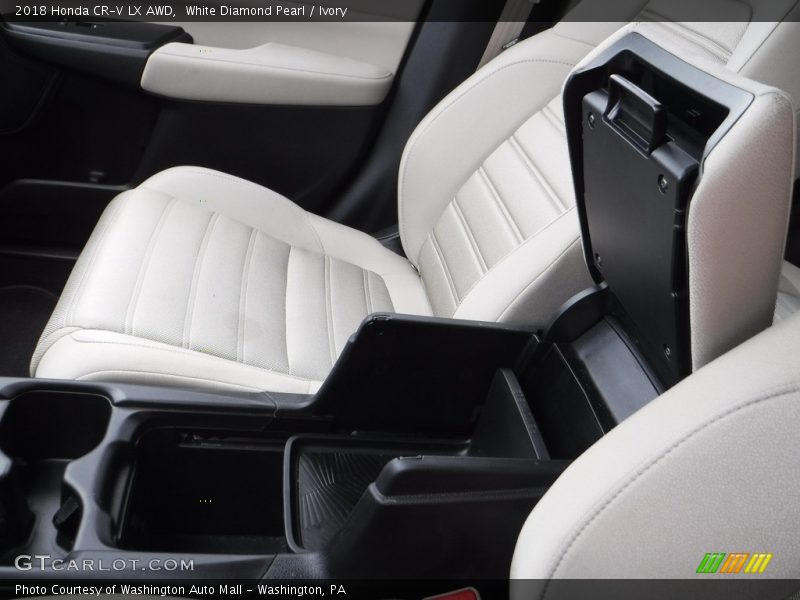 White Diamond Pearl / Ivory 2018 Honda CR-V LX AWD