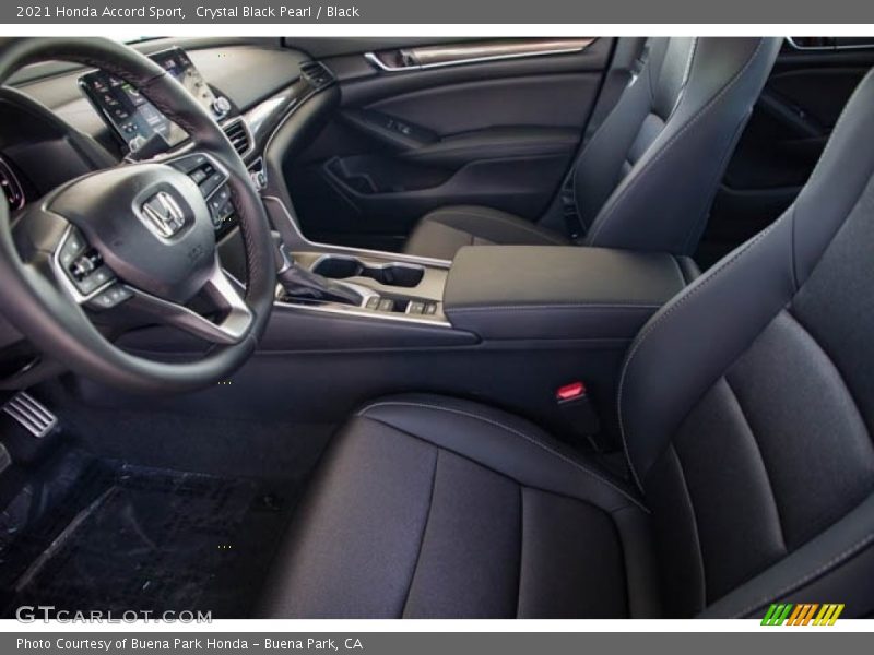 Crystal Black Pearl / Black 2021 Honda Accord Sport