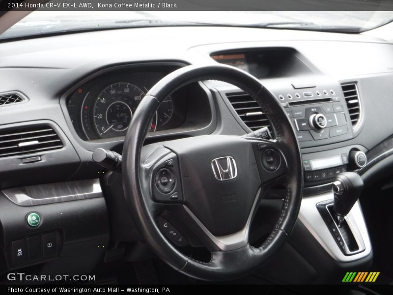 Kona Coffee Metallic / Black 2014 Honda CR-V EX-L AWD