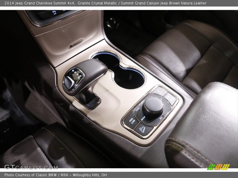 Granite Crystal Metallic / Summit Grand Canyon Jeep Brown Natura Leather 2014 Jeep Grand Cherokee Summit 4x4