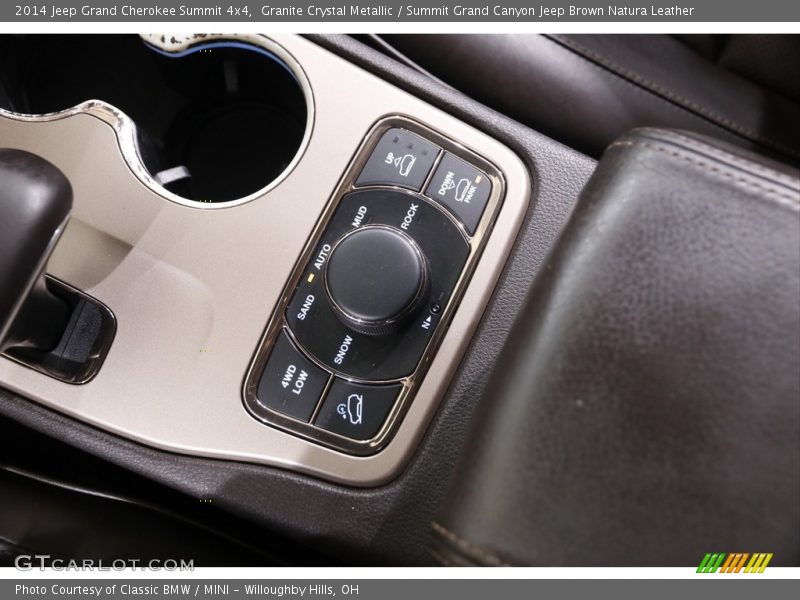 Granite Crystal Metallic / Summit Grand Canyon Jeep Brown Natura Leather 2014 Jeep Grand Cherokee Summit 4x4