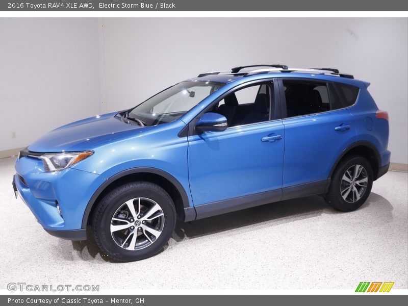 Electric Storm Blue / Black 2016 Toyota RAV4 XLE AWD
