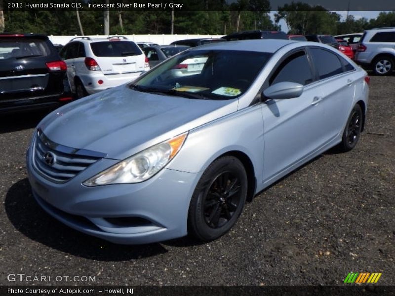 Iridescent Silver Blue Pearl / Gray 2012 Hyundai Sonata GLS