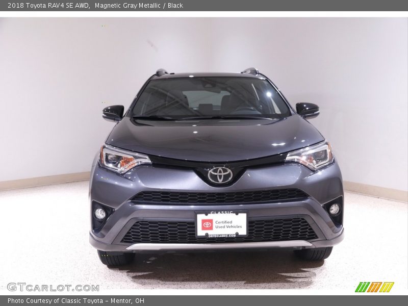 Magnetic Gray Metallic / Black 2018 Toyota RAV4 SE AWD
