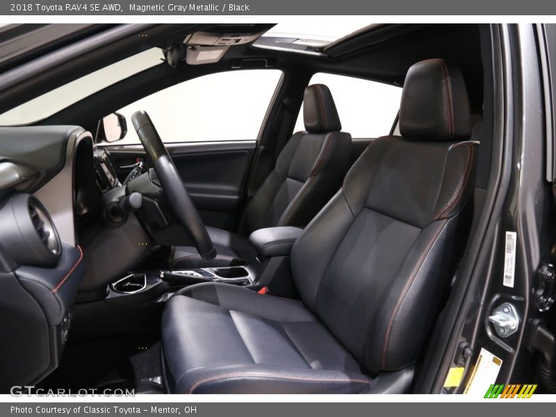 Magnetic Gray Metallic / Black 2018 Toyota RAV4 SE AWD