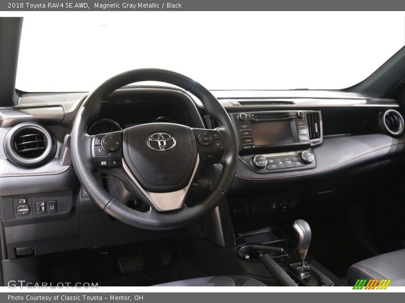 Magnetic Gray Metallic / Black 2018 Toyota RAV4 SE AWD