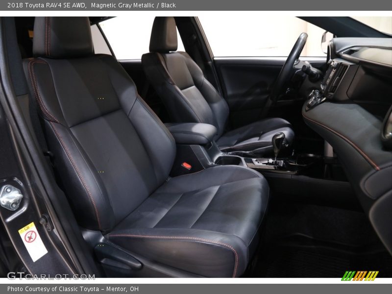Magnetic Gray Metallic / Black 2018 Toyota RAV4 SE AWD