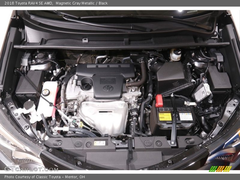 Magnetic Gray Metallic / Black 2018 Toyota RAV4 SE AWD