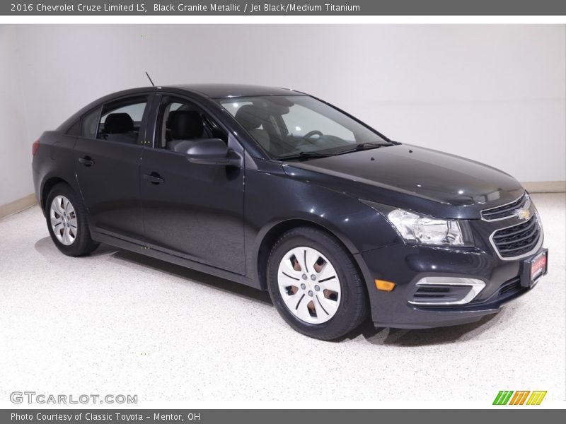 Black Granite Metallic / Jet Black/Medium Titanium 2016 Chevrolet Cruze Limited LS