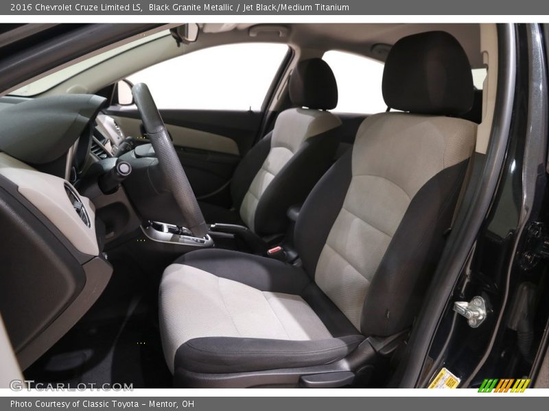 Black Granite Metallic / Jet Black/Medium Titanium 2016 Chevrolet Cruze Limited LS