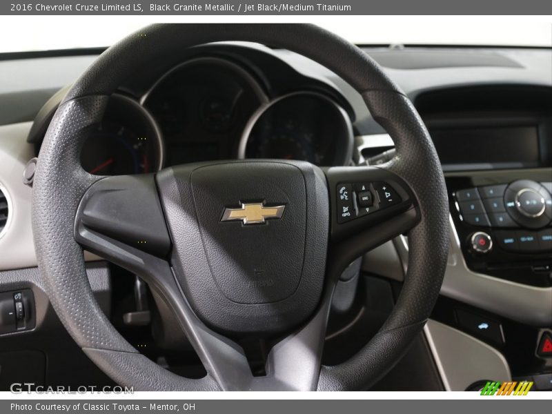 Black Granite Metallic / Jet Black/Medium Titanium 2016 Chevrolet Cruze Limited LS